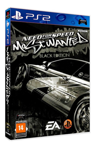 Need For Speed: Most Wanted Black Edition Pra Ps2 Slim Bloq