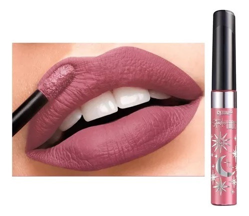 Labial Líquido Mate Intenso Studio Look Cyzone Nude Moon