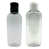 Envases Botellas De Plastico 60 Ml Con Tapa Flip Top X 50 Pz