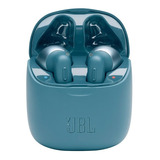 Audifonos Jbl Tune T220 Tws Bluetooth Color Azul