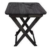 Mesa Boteco Madeira Dobrável 50x60x85cm Preta - Volpato Cor Sem-informacao