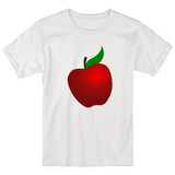 Camiseta Blusa Blusa Maçã, Fruta T-shirt Unissex Barata!