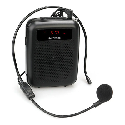 Megáfono Recargable Portátil Con Grabación Bluetooth Usb Tf Color Negro | Envío gratis