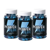 Kit 3 Estimulante Masculino Power Blue 100% Natural 60 Un