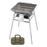 Parrilla De Camping Plegable Bbq Acero Inox Mt-5