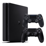 Playstation 4 Slim 1tb + 2 Joystick + 1 Juego