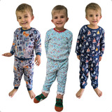 Pijama Quentinho - Conjunto Infantil Pelucia Fleece Inverno