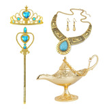 Vestido Jasmine Para Niños  Diseño De Princesa Aladdin  Lámp