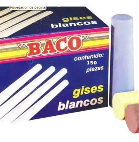 C/150 Pzs Gis Blanco - Baco Gs004 /v