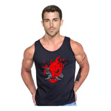 Polera Tank Cyberpunk 2077 Wake The F Ck Samurai 