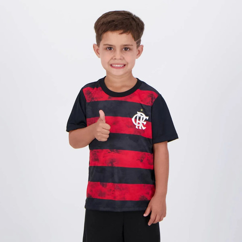 Camisa Infantil Flamengo Casual Juvenil Passeio Oficial