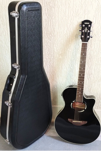 Violão Yamaha Apx 500 Bl / Eletroacústico + Hard Case 