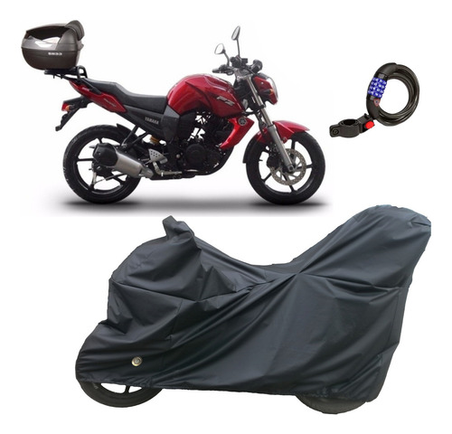 Pijama Carpa Moto Fz16 Fazer Fz25 Baúl Argollas + Candado