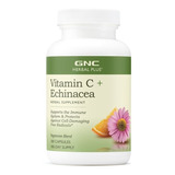 Gnc I Herbal Plus I Vitamina C Plus + Equinacea I 100 Caps 