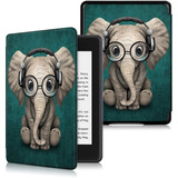 Capa Case  Kindle 10ª Décima Geração Com Luz-elephant-j9g29r