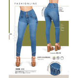 Jeans Corte Colombiano Push Up Cklass 124-80