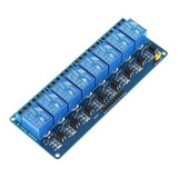 Módulo De 8 Relevadores 5v Con Optoacopladores, Arduino