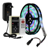 Kit 2 Fita Led Digital 6803 Rgb 328 Efeito C/controle+fonte