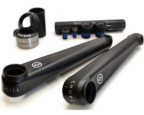 Palancas Bmx Primo Stevie Churchill Mid 24mm 160mm Negro