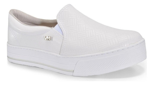 Tenis Via Marte Slip On Sneaker Anabela Branco Enfermagem 