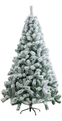Adorno Árbol Nevado Navidad Decoración Arbolito 180cm