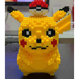 Figura Para Armar Videojuego Pokemon Go Pikachu Pokebola