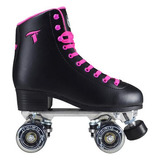 Patins Quad Traxart Foxxy Preto - 58mm X 32mm Abec-5