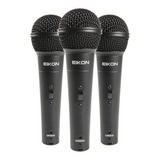 Set De 3 Microfonos C/estuche Y Clamps Dm800 Proel Dm800kit