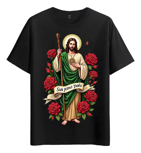 Tshirt Muscle Freaks San Judas Tadeo Estilo Religioso