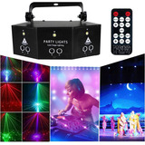 Luces Rgb Proyector Láser Disco Dj Estroboscópico Escenario