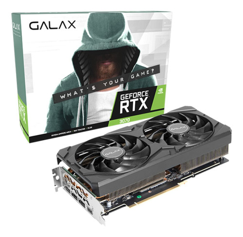 Placa De Vídeo Nvidia Galax Geforce Rtx 3070 8gb Seminova