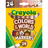 Marcadores Crayola Colors Of The World, 24 Unidades, Marc...