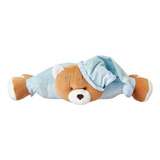 Almofada Urso Pelúcia 30cm Travesseiro Bebê Azul