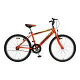 Mountain Bike Infantil Tomaselli Kids Mtb R24 1v Frenos V-brakes Color Naranja Con Pie De Apoyo  