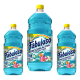 3 Pack Limpiador Fabuloso Mar Fresco Líquido 1l