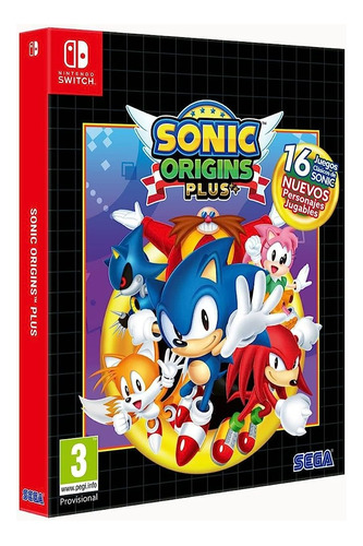 Sonic Origins Plus Nintendo Switch Fisico Sellado Ade Ramos