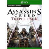 Assassin's Creed Triple Pack (código) (xbox) 