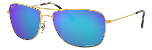 Ray Ban Rb3543ch 112/a1 Cockpit Chromance Azul Polarizado