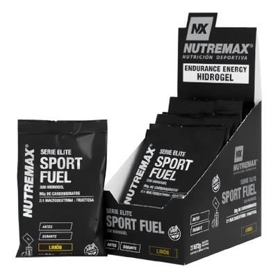 Sport Fuel Nutremax Display 840gr Endurance Energy Hidrogel Sabor Limón | Mismo precio en cuotas
