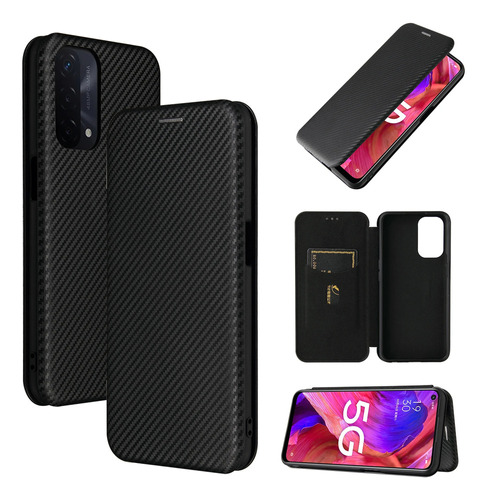 Accesorios Celulares Funda Tipo Cartera De Fibra De Carbono