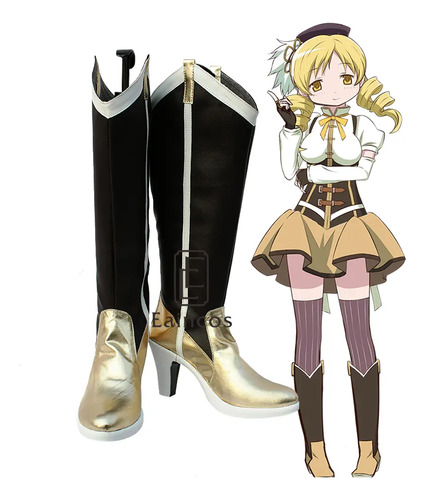 Zapatos Y Botas Puella Magi Madoka Magica Tomoe Mami Para Co