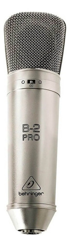 Micrófono Behringer B-2 Pro Condensador Cardioide Color Plateado