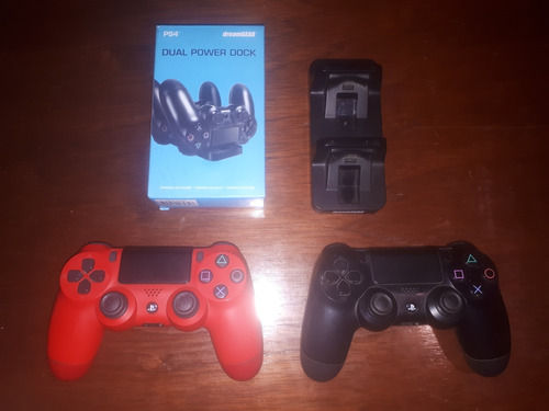 2 Joystick Para Ps4 Inalambricos Sony + 1 Base Para Carga