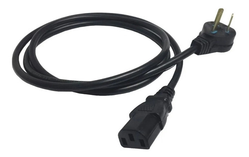 Cable Alimentación Pc Monitor Interlock 1,5 Mts. - Belgrano