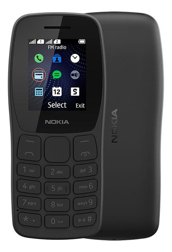Celular Nokia 105 Idoso Dual Teclas Grandes Rádio Lanterna