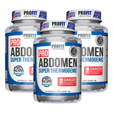 Kit 3x Pro Abdomen 420mg - 60caps - Profit Sabor Sem Sabor