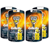 Kit Com 4 Aparelho De Barbear Gillette Fusion Proshield