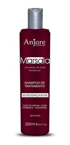 Shampoo Matizador Marsala 250ml Anjore