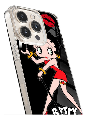 Funda Transparente Para iPhone Betty Bop!!