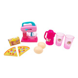 Juego De Cocina Para Niños Hervidor Batidora Microondas